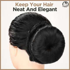 Teenitor Donut para cabello pequeño, moño estable y suave.