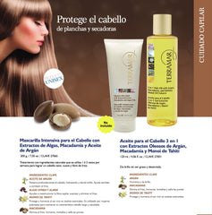 Terramar cabello sin frizz y suave al tacto.