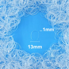 Detalle de bandas Tesvyns de 1 mm para peinados rápidos