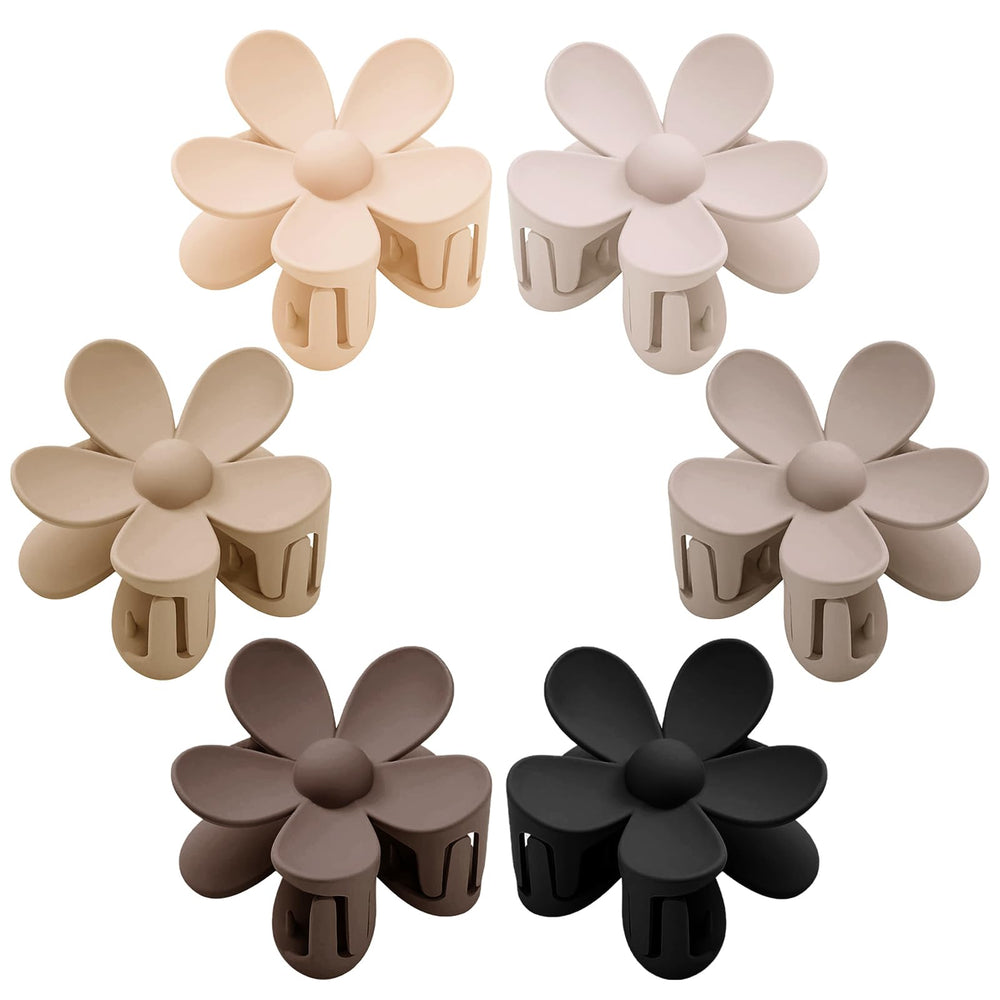 Tetizo clips de flores margarita ofrecen sujeción firme para cabello grueso en uso diario.