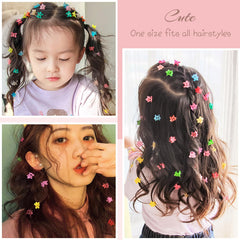 Tetizo mini clips flor uso diario, fijan el cabello sin esfuerzos.