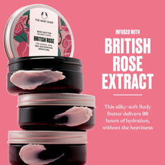British Rose Body Butter de The Body Shop perfuma la piel con rosas.