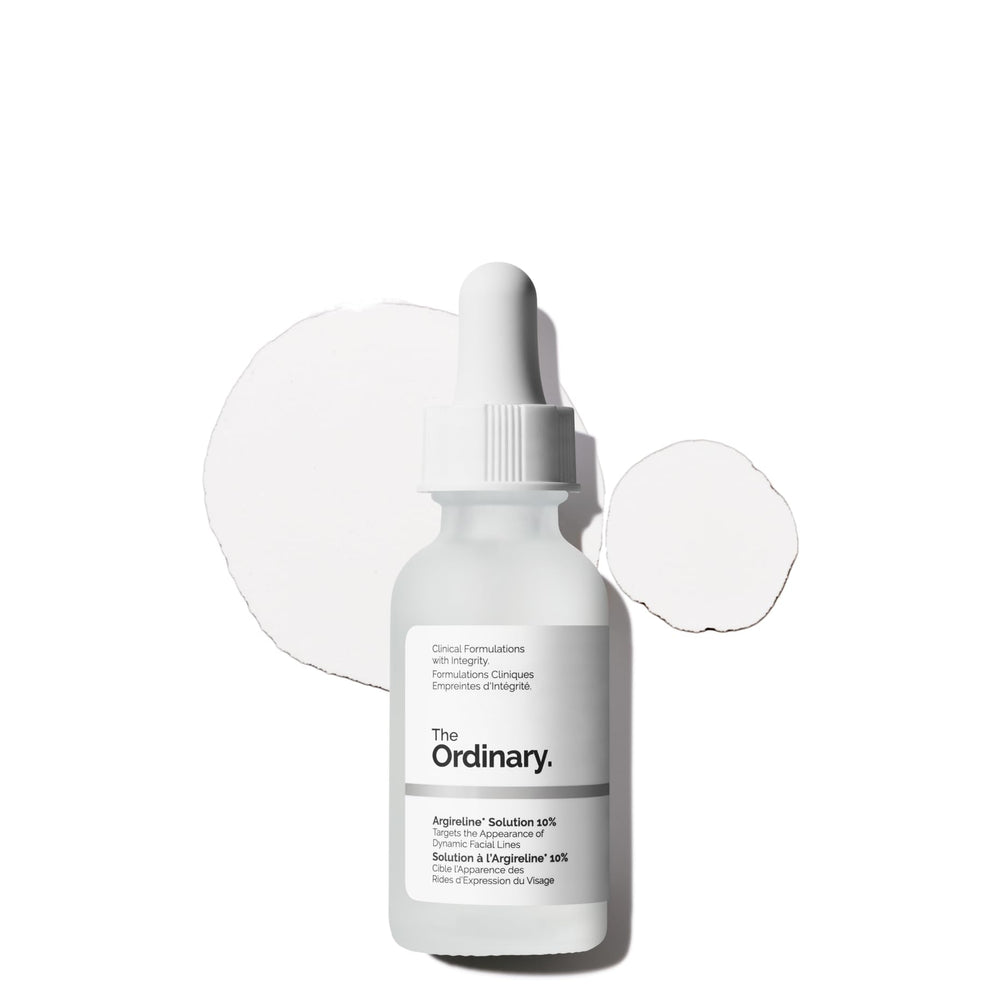 The Ordinary Argireline Solution 10% en botella con gotero para aplicación precisa.