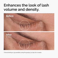 The Ordinary Multi-Peptide Lash and Brow Serum, aplicación diaria en pestañas y cejas para resultado gradual.
