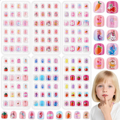 Uñas infantiles Thrilez mini paquete completo para decoración segura y fácil de aplicar.