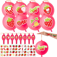 ThuanXuanLoc set de regalos fresa con globos 18 pulgadas para fiestas temáticas