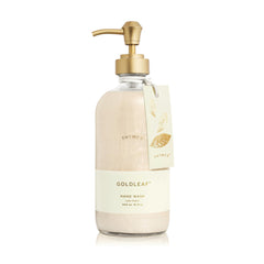 Thymes Goldleaf jabón dispensador de cristal suavidad para la piel