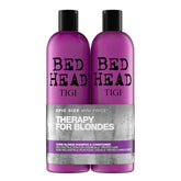 Bed Head by TIGI Dumb Blonde champú en botella, limpieza profunda para rubio vibrante