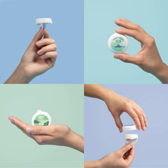 TINI desodorante mini en aplicación: ideal para retoques rápidos durante el día.