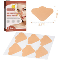 Tipuuz parche nasal UV beige, cómodo para sesiones largas al aire libre.