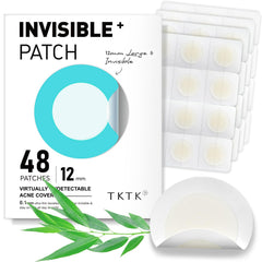 Parche TKTK de 12 mm invisible para acné, piel suave
