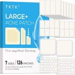 Parche TKTK de 8 mm para acné, absorbente y discreto.