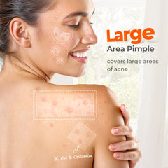 Parche TKTK de absorción rápida absorbe grasa y fluidos.