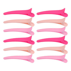 TKYPZY clip rosa con diseño de diente de pato, agarre firme.