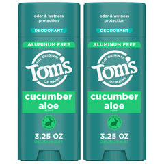 Tom's of Maine Desodorante Natural Cucumber Aloe en empaque, opción sostenible.