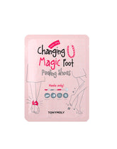 TONYMOLY calcetines exfoliantes para pies, empaque elegante para spa en casa
