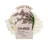 TONYMOLY I’m Rice Mascarilla, embalaje elegante para cuidado diario