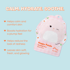 TONYMOLY Satine Hoppy Petals aplicación rápida de 20–30 minutos para relajación.