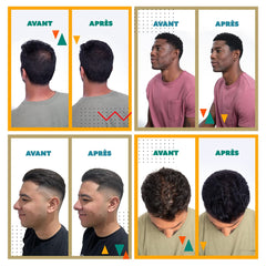 Toppik Fibras para cabello, textura fina que añade volumen visible.