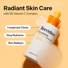 Torriden Cellmazing Vitamina C Ampolla: dosificador preciso para rutina diaria.
