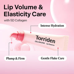 Torriden CELLMAZING Volumen e hidratación para labios con textura suave.