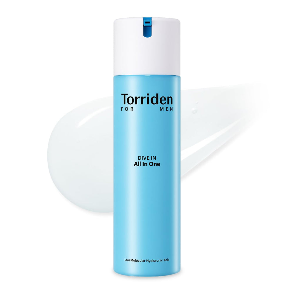 Torriden DIVE IN FOR MEN, botella para hidratación diaria y rápida.