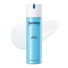 Torriden DIVE IN FOR MEN, botella para hidratación diaria y rápida.