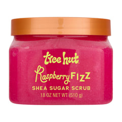 Tree Hut Raspberry Fizz exfoliante en tarro para cuerpo, exfolia suavemente