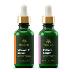 Tree of Life Beauty Vitamina C Serum – botella con aplicador para iluminación de la piel