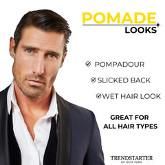 TRENDSTARTER Pomada clásica textura suave y manejable