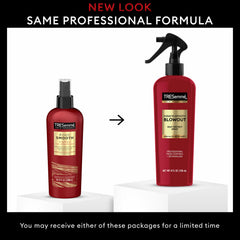 TRESemmé Keratina Suave Cabello liso y brillante tras el uso.