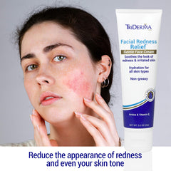 TriDerma Textura suave para piel sensible, ideal para uso diario