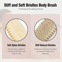 Tskcos cepillo corporal para uso en ducha facilita limpieza profunda y exfoliacion