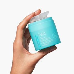 TULA textura gel-crema se funde en la piel para hidratación rápida