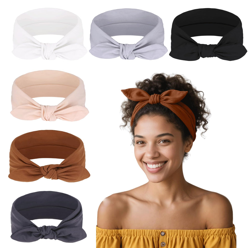 TuTive diadema nudo orejas conejo para deporte y estilo