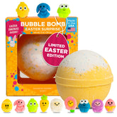 Two Sisters bomba-bano-pascua con sorpresa interna para un baño divertido y burbujeante.