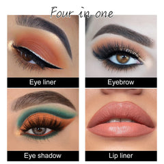 TWOMODE sombra ojos con acabado mate y brillo para estilo versátil