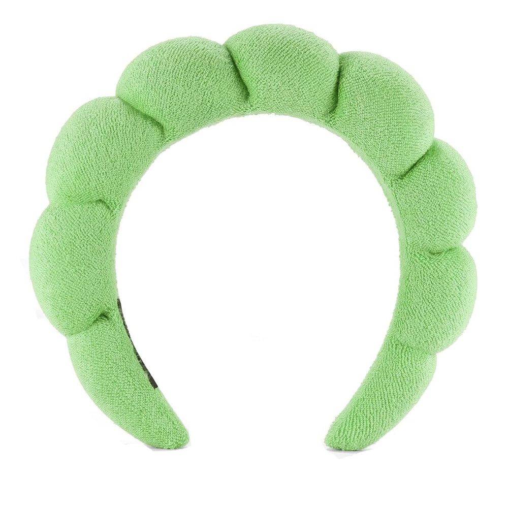 Diadema TYSSELY spa para lavado facial mantiene el cabello seco durante la limpieza.