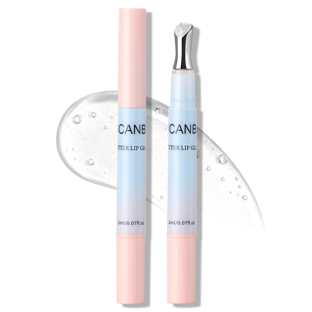 UCANBE Brillo labial mantequilla con punta metálica para aplicación precisa.