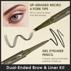 UCANBE delineador gel cejas para definir líneas suaves y definidas.