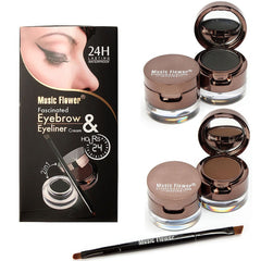 UCANBE delineador gel para cejas negro, definición suave y precisa
