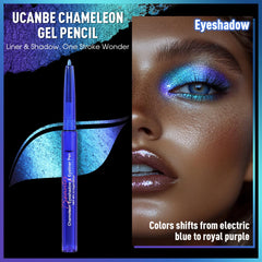UCANBE delineador gel camaleón para líneas definidas y difuminadas