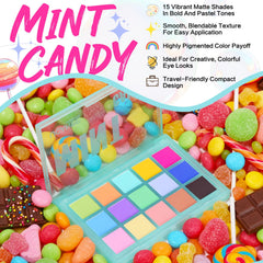 UCANBE Mint Candy: muestra de pigmentos intensos para transición suave