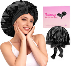 Umisleep bonete seda interior alta calidad para dormir y cuidar cabello