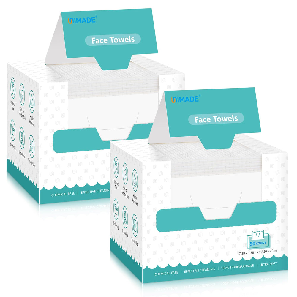 UNIMADE toalla facial desechable para lavado diario, sensación suave