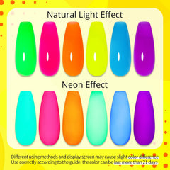 UR SUGAR neón amarillo, color vivo para manicuras brillantes