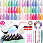 VANREESA kit-gel-uñas-completo ofrece variedad de colores para manicura en casa