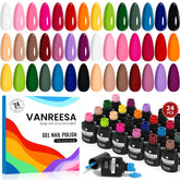 VANREESA paleta de colores gel para uñas, opciones vibrantes para toda ocasión.