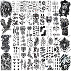 Tatuaje dragón VANTATY, realista y duradero, perfecto para cuello o brazo.