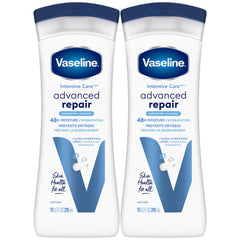 Vaseline Intensive Care Advanced Repair, botella de 10 onzas, hidratación rápida y no grasa.
